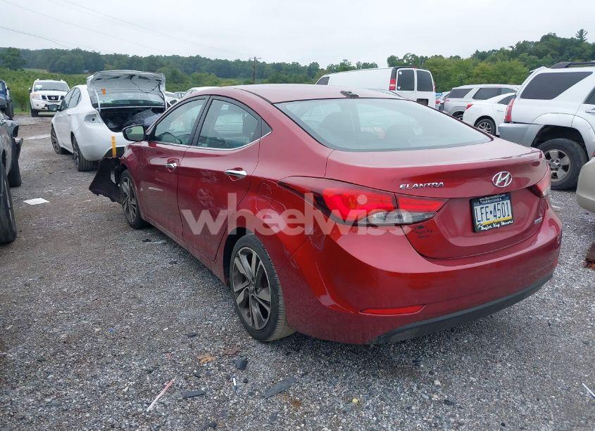 Photo 3 of 2015 Hyundai Elantra SE/SPORT/LIMITED (VIN 5NPDH4AE7FH554515)