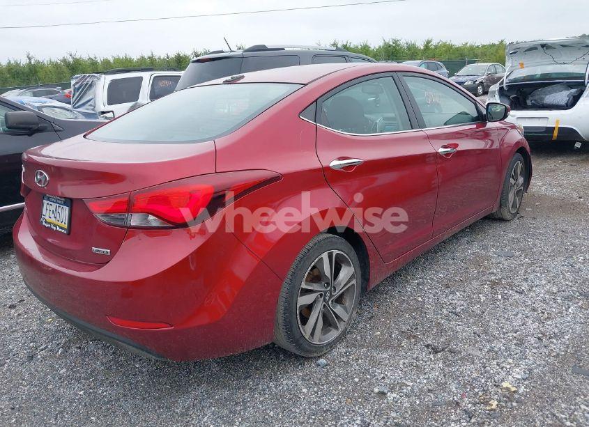 Photo 4 of 2015 Hyundai Elantra SE/SPORT/LIMITED (VIN 5NPDH4AE7FH554515)