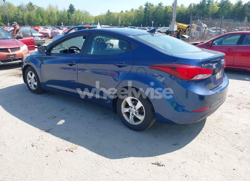 Photo 3 of 2015 Hyundai Elantra SE (VIN 5NPDH4AE7FH565322)