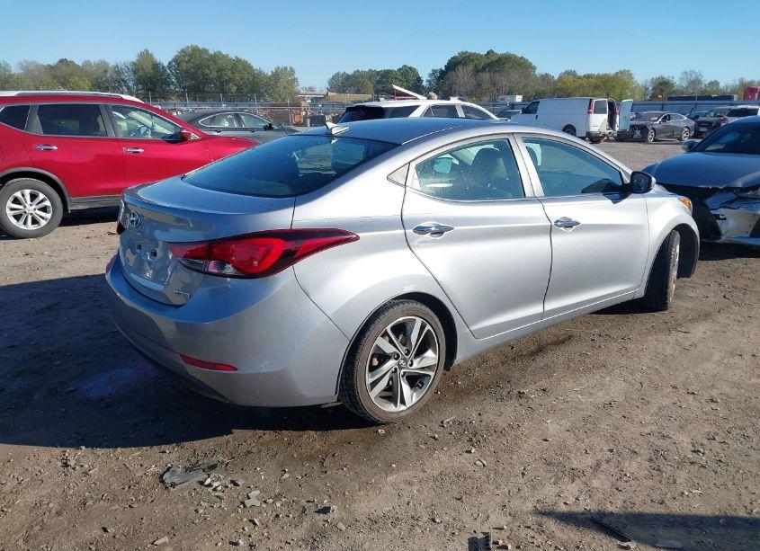 Photo 4 of 2015 Hyundai Elantra LIMITED (VIN 5NPDH4AE7FH609416)