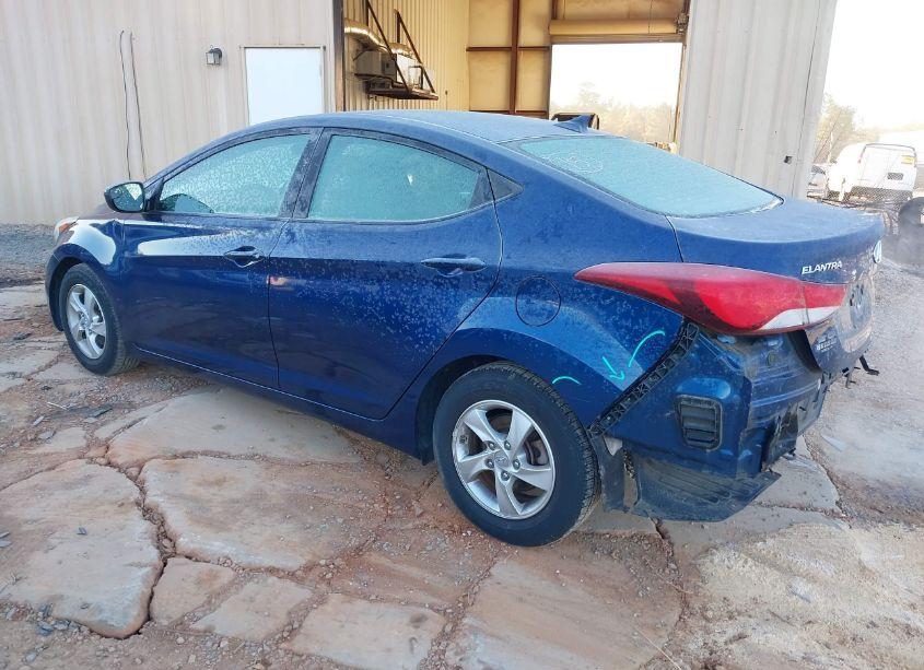 Photo 3 of 2015 Hyundai Elantra SE (VIN 5NPDH4AE7FH614762)