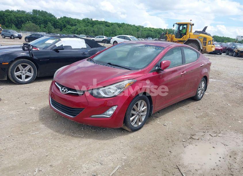 Photo 2 of 2015 Hyundai Elantra SE (VIN 5NPDH4AE7FH617435)