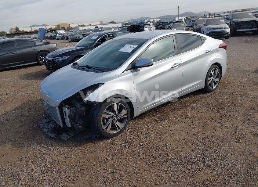 Photo 2 of 2015 Hyundai Elantra LIMITED (VIN 5NPDH4AE7FH638110)
