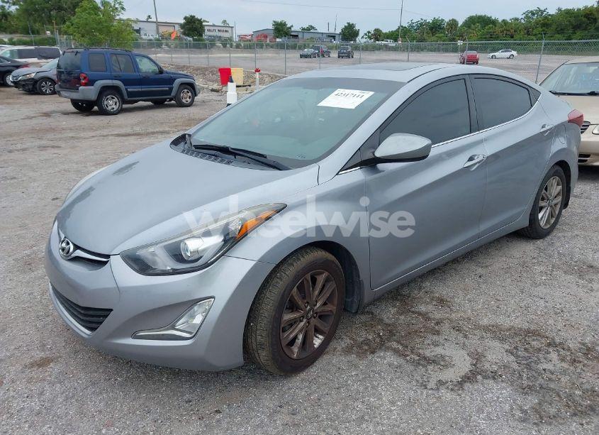 Photo 2 of 2015 Hyundai Elantra SE (VIN 5NPDH4AE7FH640763)