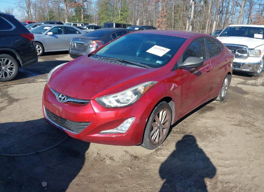 Photo 2 of 2016 Hyundai Elantra SE (VIN 5NPDH4AE7GH722929)