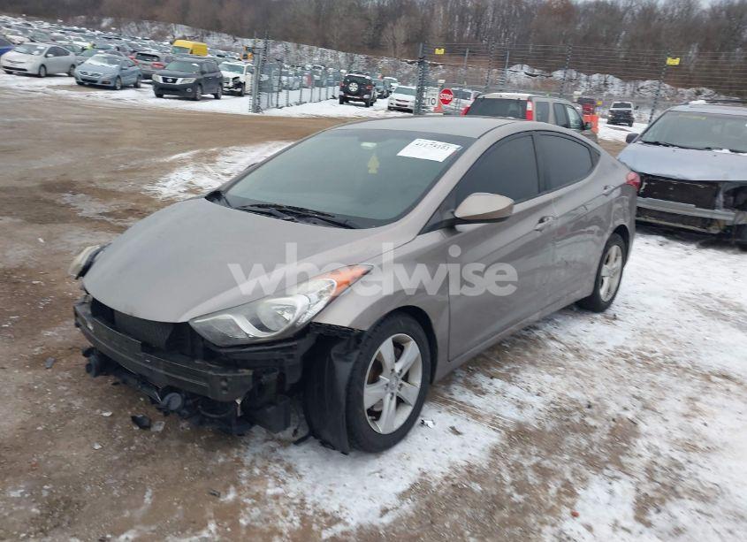 Photo 2 of 2012 Hyundai Elantra GLS (VIN 5NPDH4AE8CH099394)