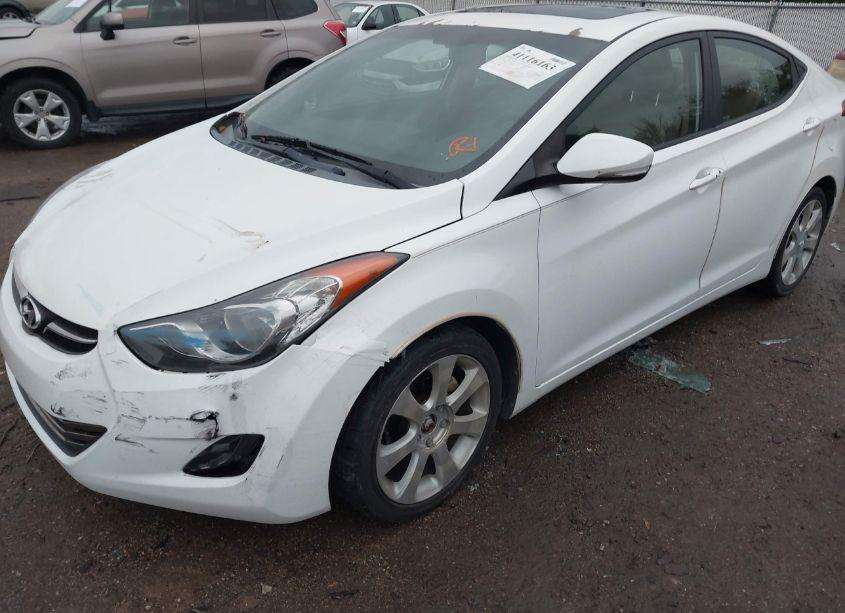 Photo 2 of 2012 Hyundai Elantra LIMITED (VIN 5NPDH4AE8CH113374)