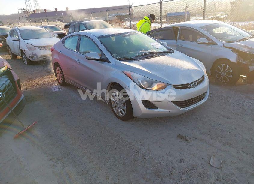 2012 Hyundai Elantra GLS (VIN 5NPDH4AE8CH115268) main photo