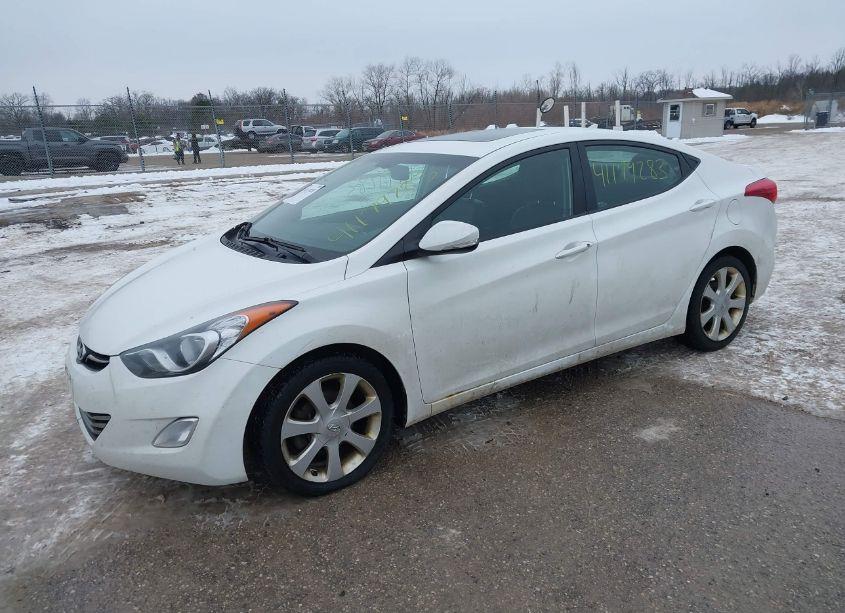 Photo 2 of 2013 Hyundai Elantra LIMITED (VIN 5NPDH4AE8DH162415)