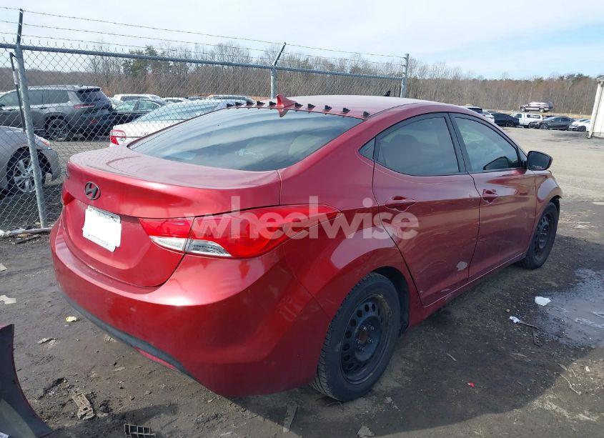 Photo 4 of 2013 Hyundai Elantra GLS (VIN 5NPDH4AE8DH194863)
