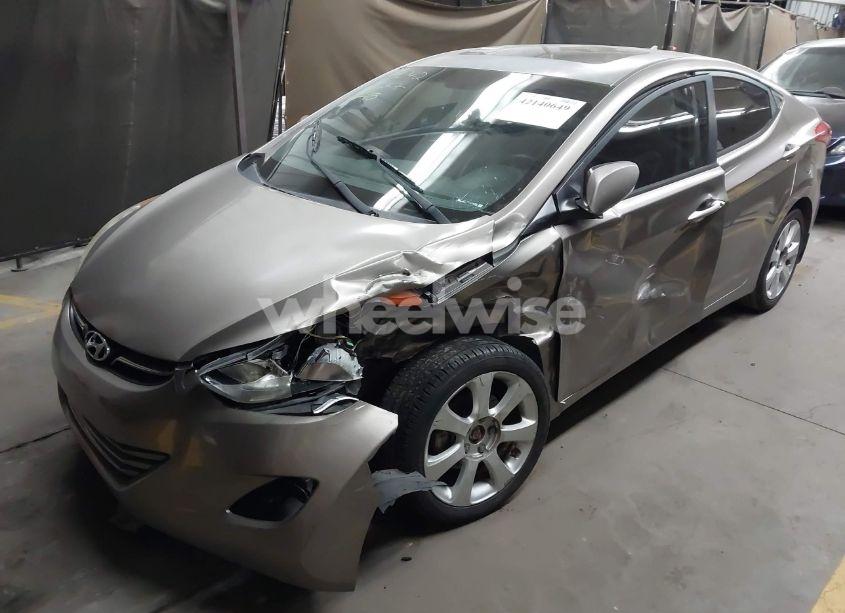 Photo 2 of 2013 Hyundai Elantra LIMITED (VIN 5NPDH4AE8DH252261)