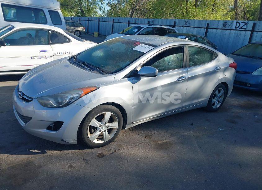 Photo 2 of 2013 Hyundai Elantra GLS (VIN 5NPDH4AE8DH350755)