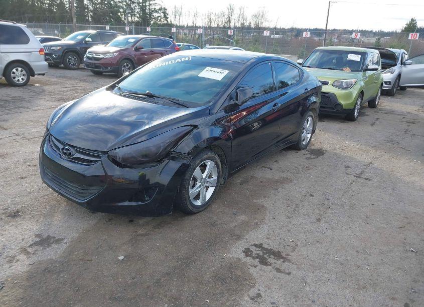 Photo 2 of 2013 Hyundai Elantra GLS (VIN 5NPDH4AE8DH430346)