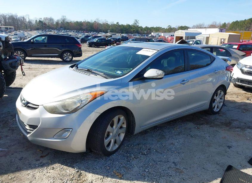 Photo 2 of 2013 Hyundai Elantra LIMITED (VIN 5NPDH4AE8DH451942)