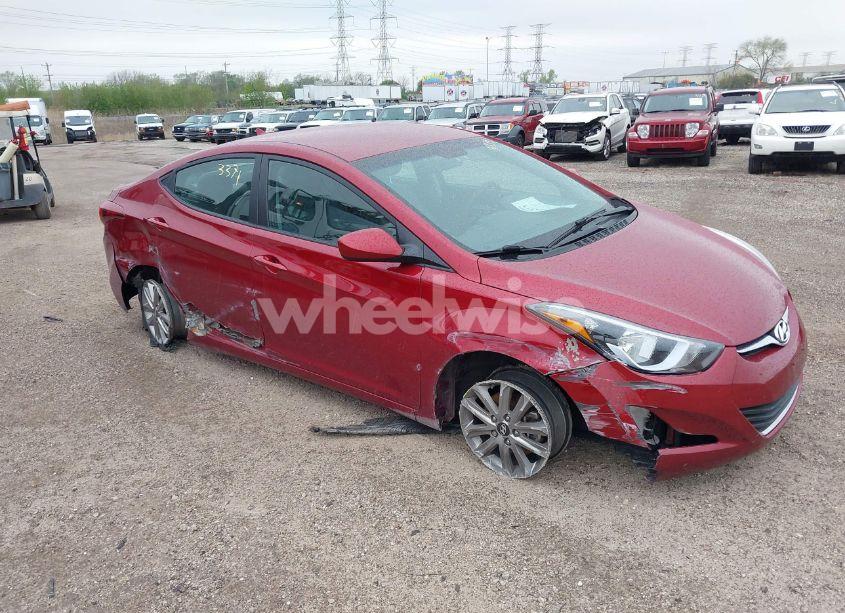 2014 Hyundai Elantra SE (VIN 5NPDH4AE8EH479855) main photo