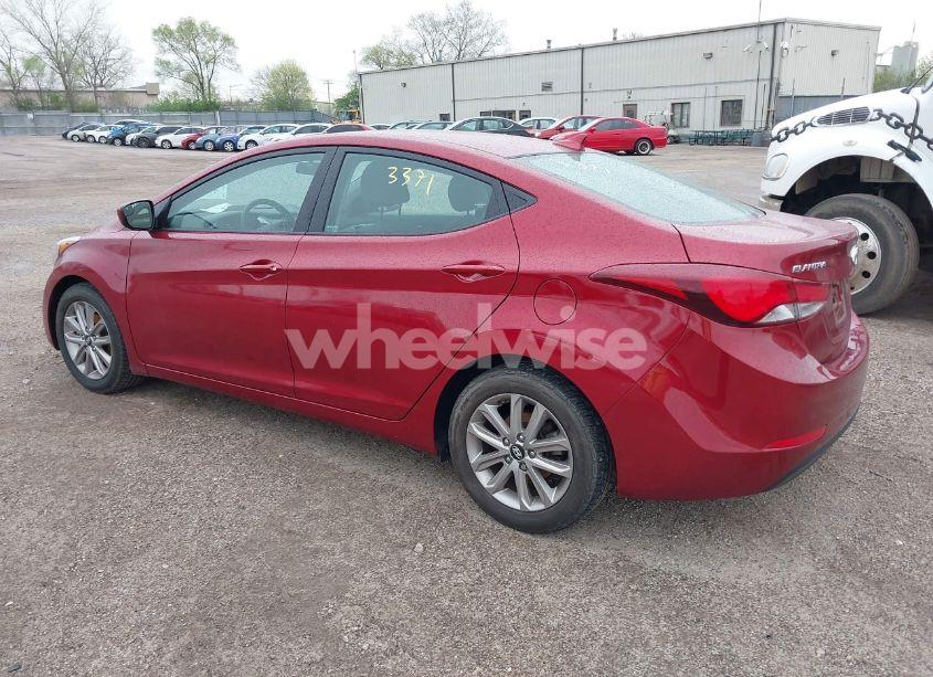 Photo 3 of 2014 Hyundai Elantra SE (VIN 5NPDH4AE8EH479855)