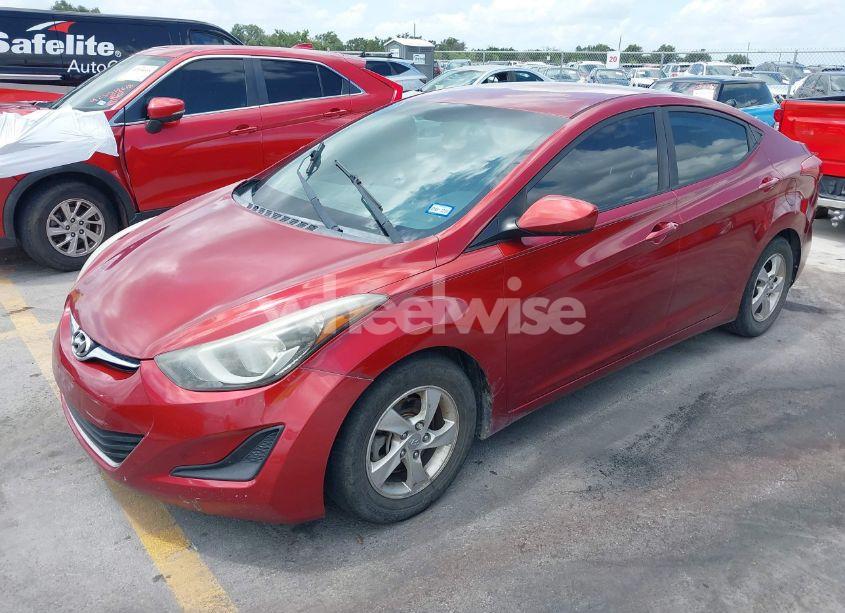 Photo 2 of 2014 Hyundai Elantra SE (VIN 5NPDH4AE8EH489043)
