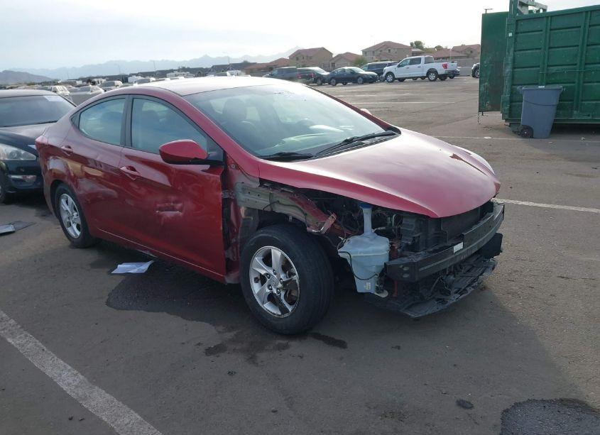 2014 Hyundai Elantra SE (VIN 5NPDH4AE8EH500123) main photo