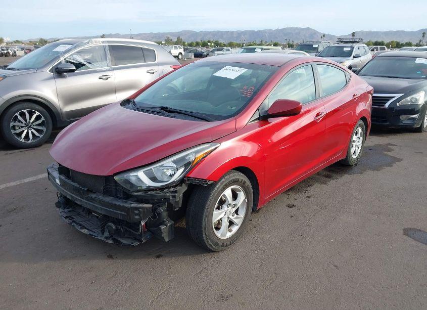 Photo 2 of 2014 Hyundai Elantra SE (VIN 5NPDH4AE8EH500123)