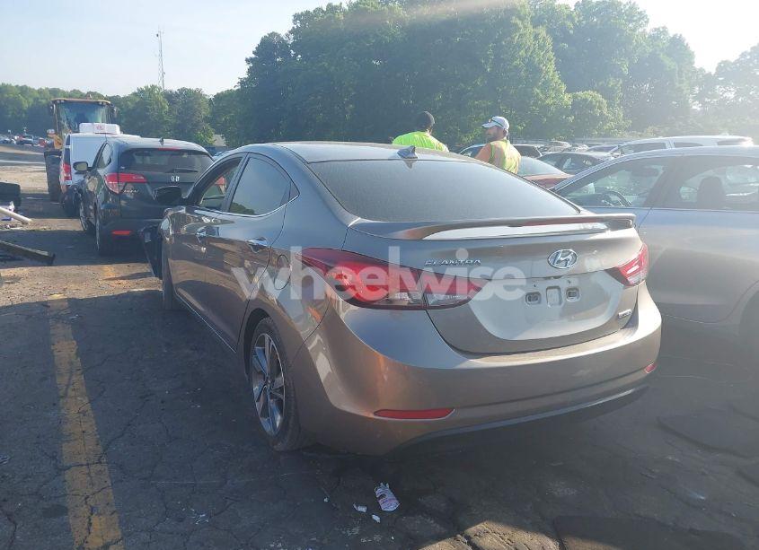 Photo 3 of 2014 Hyundai Elantra LIMITED (VIN 5NPDH4AE8EH500915)