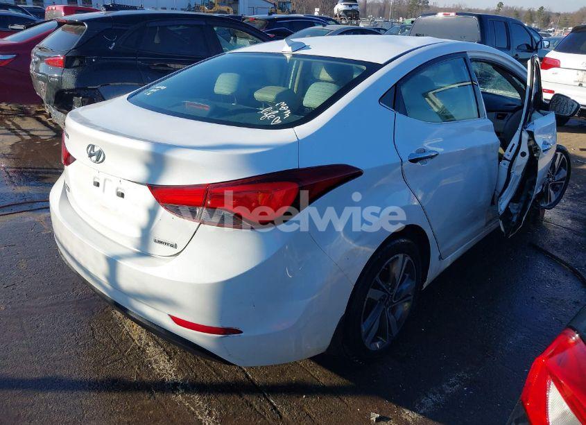 Photo 4 of 2015 Hyundai Elantra LIMITED (VIN 5NPDH4AE8FH547038)