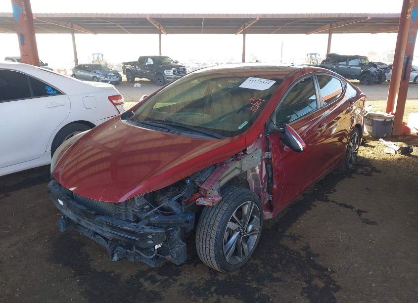 Photo 2 of 2015 Hyundai Elantra LIMITED (VIN 5NPDH4AE8FH559884)