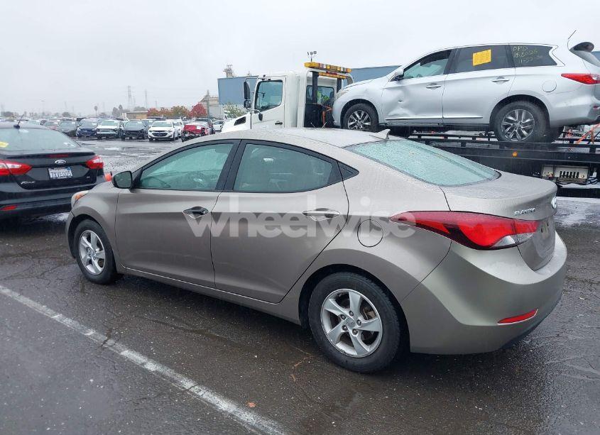 Photo 3 of 2015 Hyundai Elantra SE (VIN 5NPDH4AE8FH563286)
