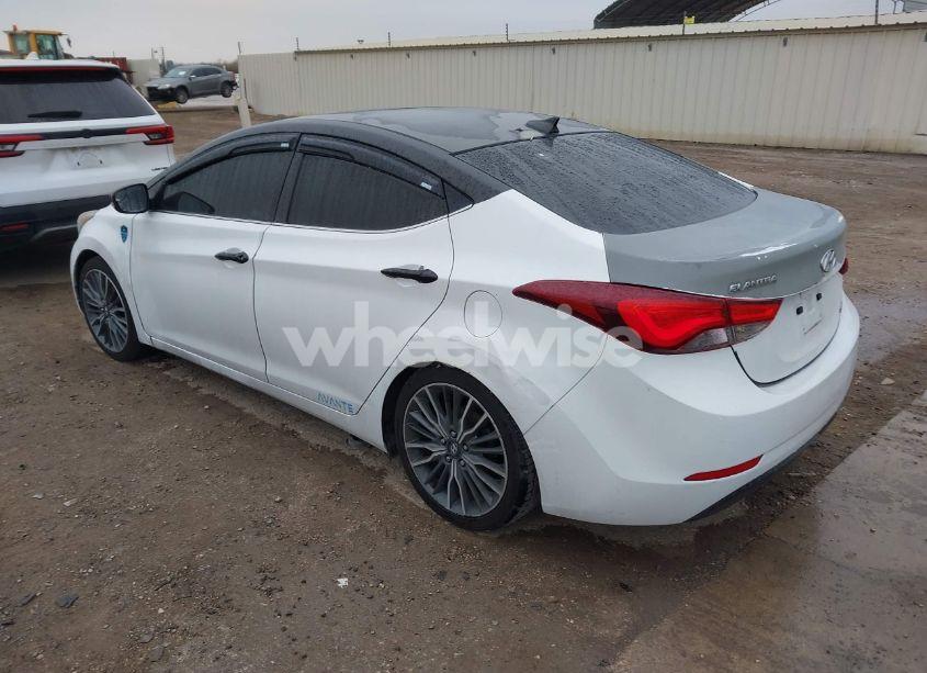 Photo 3 of 2015 Hyundai Elantra LIMITED (VIN 5NPDH4AE8FH605326)