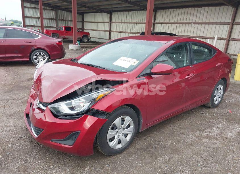 Photo 2 of 2016 Hyundai Elantra SE (VIN 5NPDH4AE8GH665785)