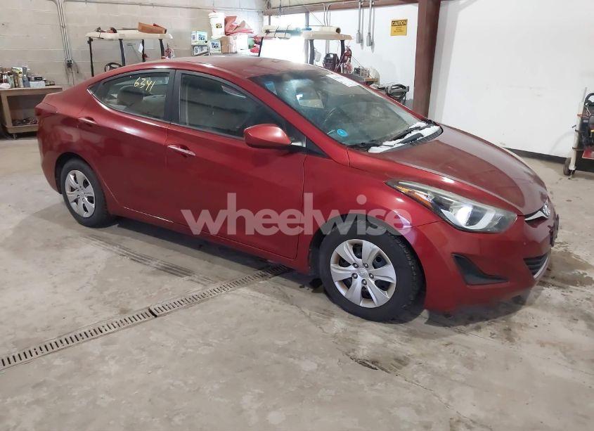 2016 Hyundai Elantra SE (VIN 5NPDH4AE8GH708442) main photo