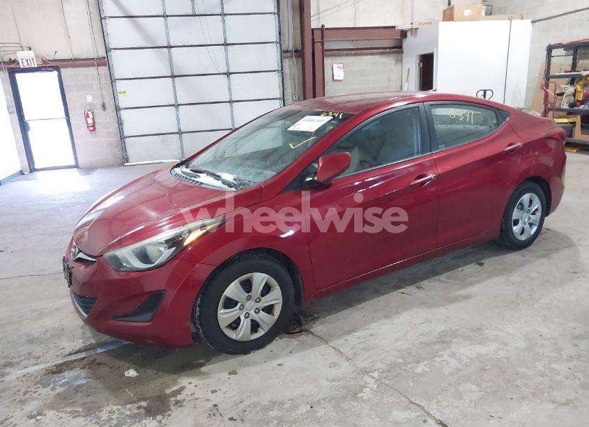 Photo 2 of 2016 Hyundai Elantra SE (VIN 5NPDH4AE8GH708442)