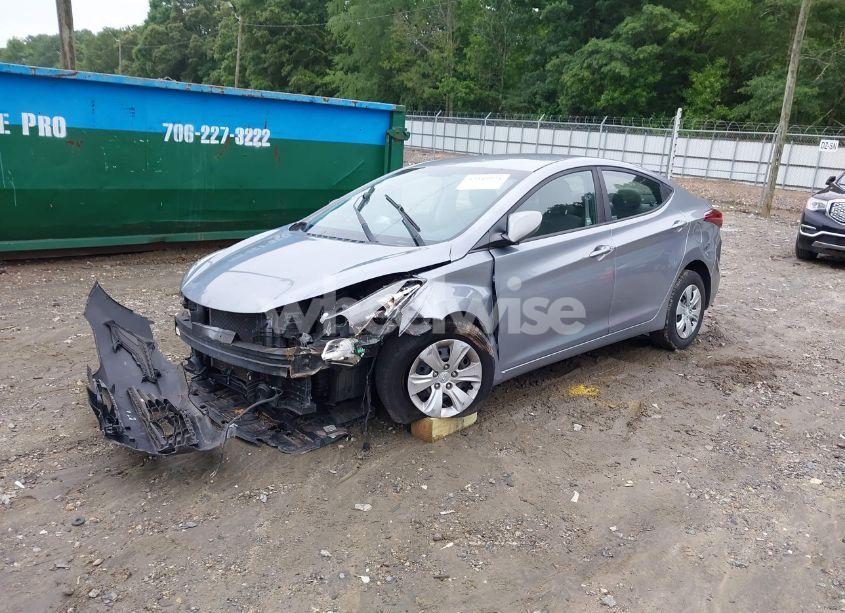 Photo 2 of 2016 Hyundai Elantra SE (VIN 5NPDH4AE8GH748505)