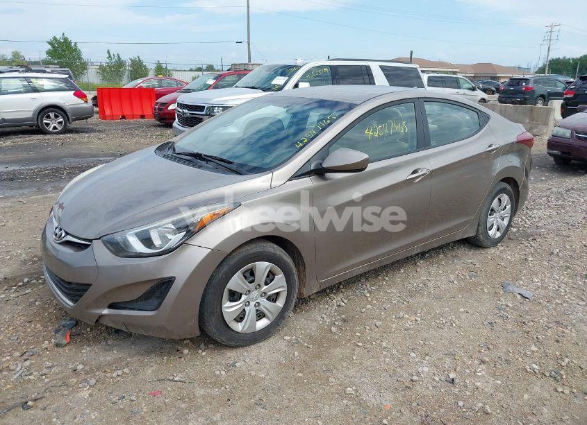 Photo 2 of 2016 Hyundai Elantra SE (VIN 5NPDH4AE8GH751419)