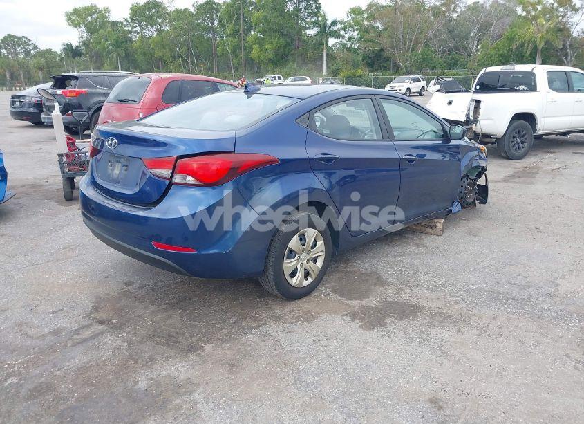Photo 4 of 2016 Hyundai Elantra SE (VIN 5NPDH4AE8GH754739)