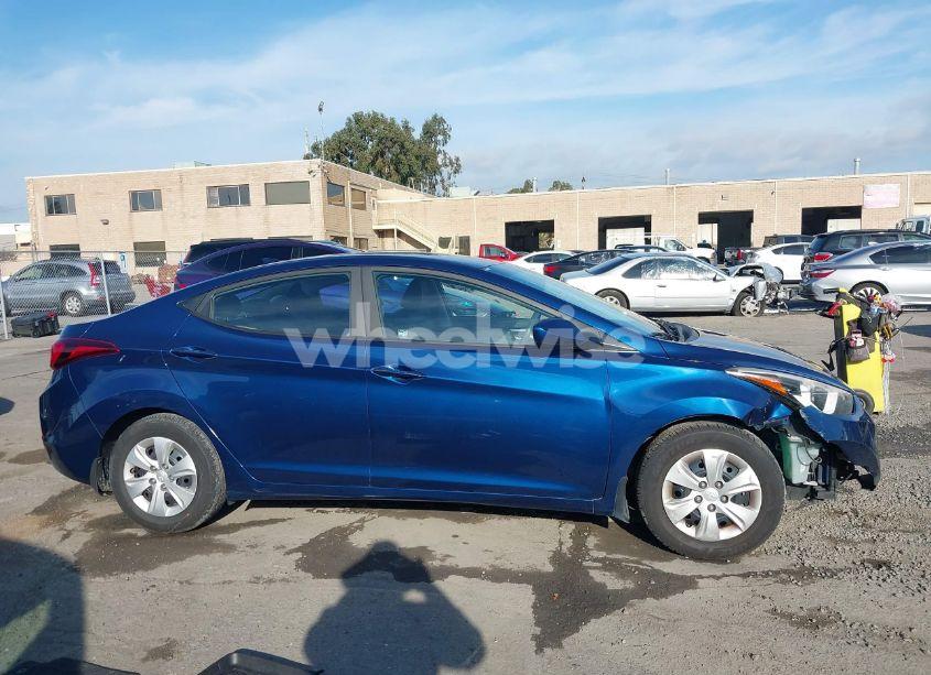 Photo 12 of 2016 Hyundai Elantra SE (VIN 5NPDH4AE8GH758564)