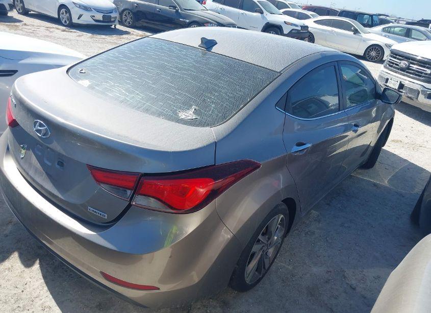 Photo 4 of 2016 Hyundai Elantra LIMITED (VIN 5NPDH4AE8GH761691)