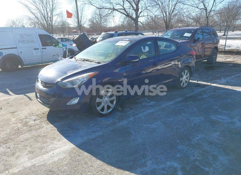 Photo 2 of 2012 Hyundai Elantra LIMITED (VIN 5NPDH4AE9CH091904)