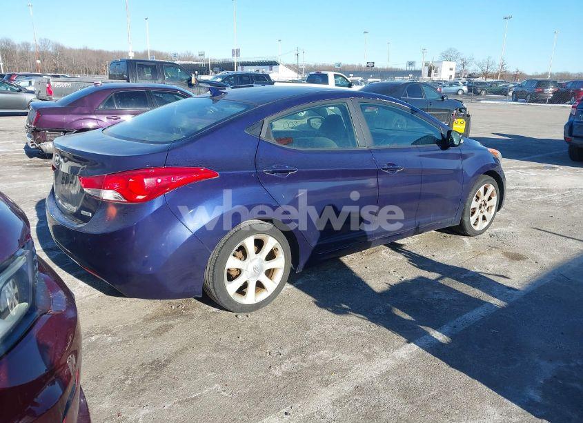 Photo 4 of 2012 Hyundai Elantra LIMITED (VIN 5NPDH4AE9CH091904)