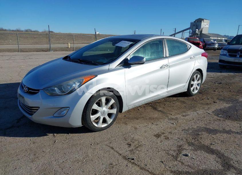 Photo 2 of 2012 Hyundai Elantra LIMITED (VIN 5NPDH4AE9CH148666)