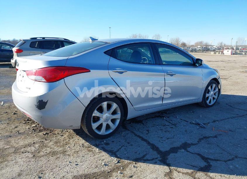 Photo 4 of 2012 Hyundai Elantra LIMITED (VIN 5NPDH4AE9CH148666)