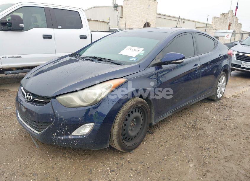 Photo 2 of 2013 Hyundai Elantra LIMITED (VIN 5NPDH4AE9DH202033)