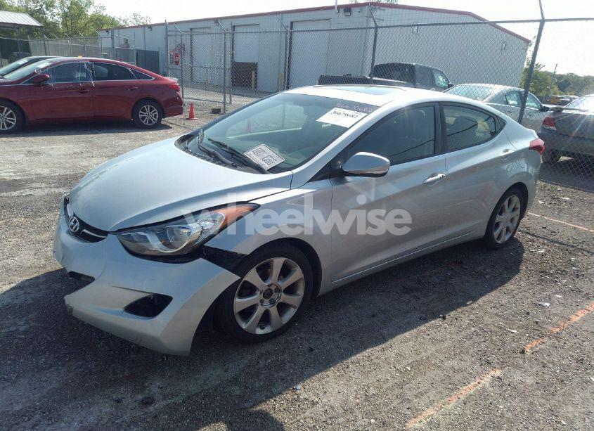 Photo 2 of 2013 Hyundai Elantra LIMITED (VIN 5NPDH4AE9DH228714)