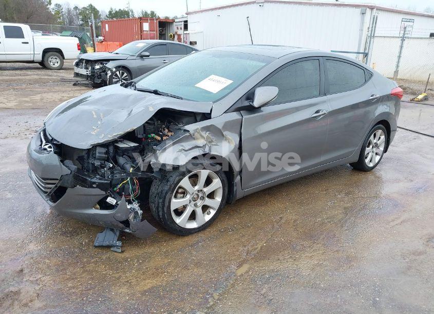 Photo 2 of 2013 Hyundai Elantra LIMITED (VIN 5NPDH4AE9DH421381)
