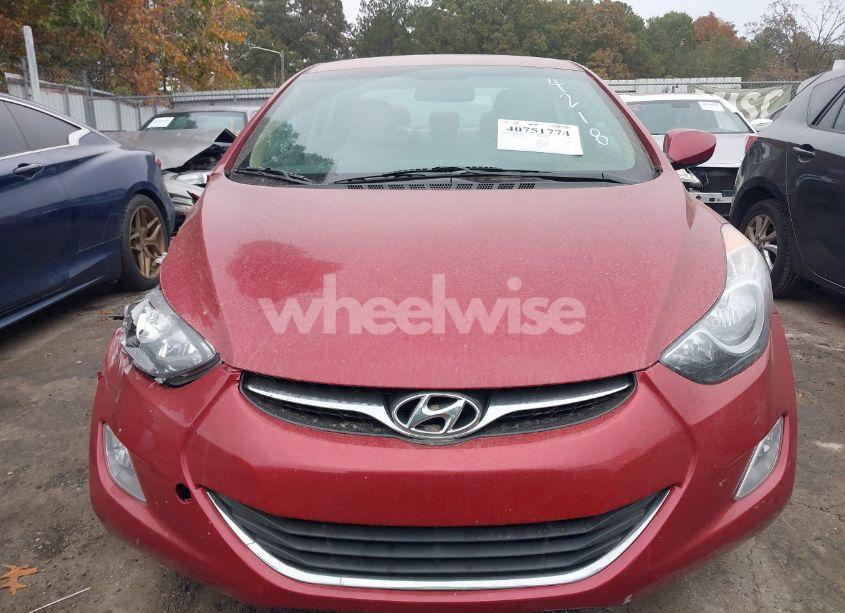 Photo 12 of 2013 Hyundai Elantra GLS (VIN 5NPDH4AE9DH454218)