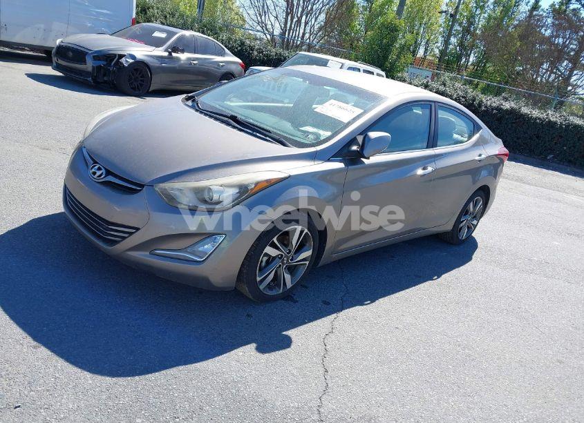 Photo 2 of 2014 Hyundai Elantra LIMITED (VIN 5NPDH4AE9EH457296)