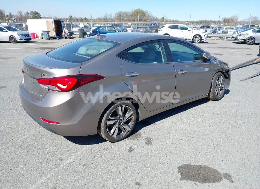 Photo 4 of 2014 Hyundai Elantra LIMITED (VIN 5NPDH4AE9EH457296)