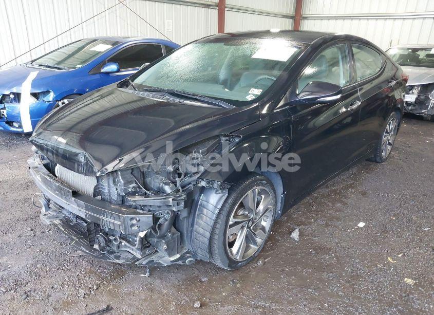 Photo 2 of 2014 Hyundai Elantra LIMITED (VIN 5NPDH4AE9EH460022)