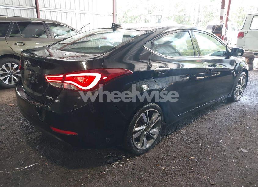Photo 4 of 2014 Hyundai Elantra LIMITED (VIN 5NPDH4AE9EH460022)