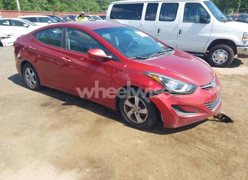 2014 Hyundai Elantra SE (VIN 5NPDH4AE9EH461168) main photo