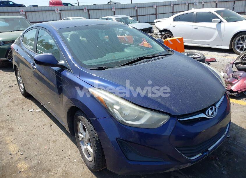 2014 Hyundai Elantra SE (VIN 5NPDH4AE9EH466001) main photo